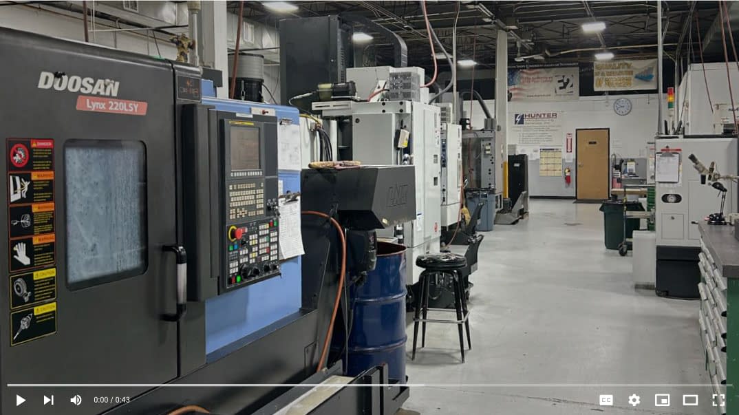 Video thumbnail image of UTRS AM Fairfield facility and machines